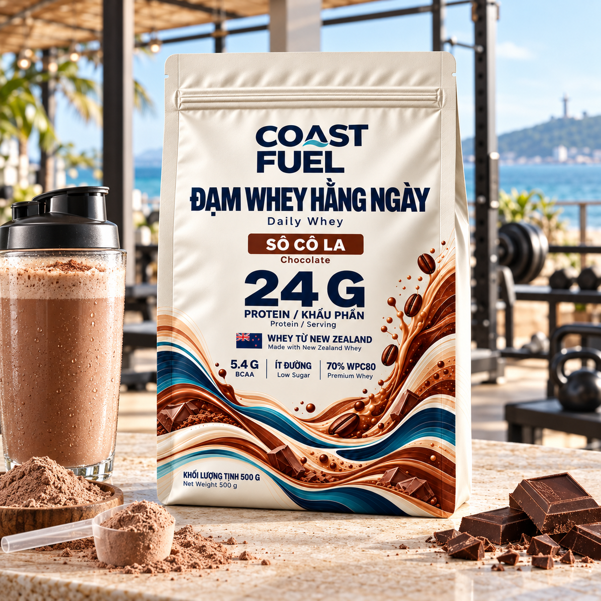 Daily Whey 24g Protein từ blend cao cấp New Zealand